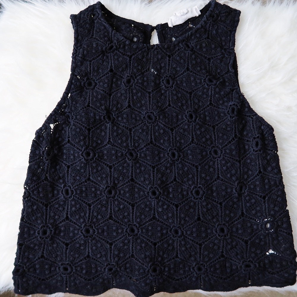 Forever 21 Crocheted Crop Top